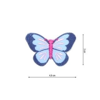 Parche termo 48x30mm bordado Mariposa