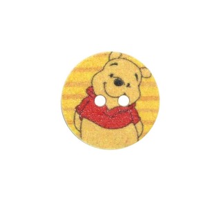 Botón madera Winnie de Pooh 15mm