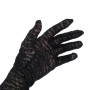 Guantes largos de encaje negro 50cm